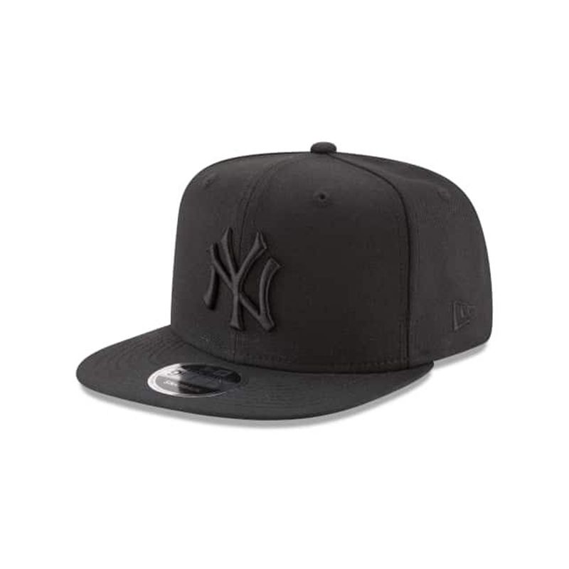 MLB New York Yankees Black On Black High Crown 9Fifty Snapback (VXQ0436) - Black New Era Caps